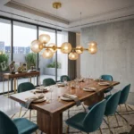 Visilica PRISMA MAP9526-10 109209 MITEA Lighting – 10xG9, staro zlato + amber - Slika 2