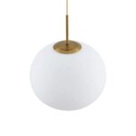 Visilica RONDO GD MEGGA – 1xE27, metal i mat belo staklo - Slika 2