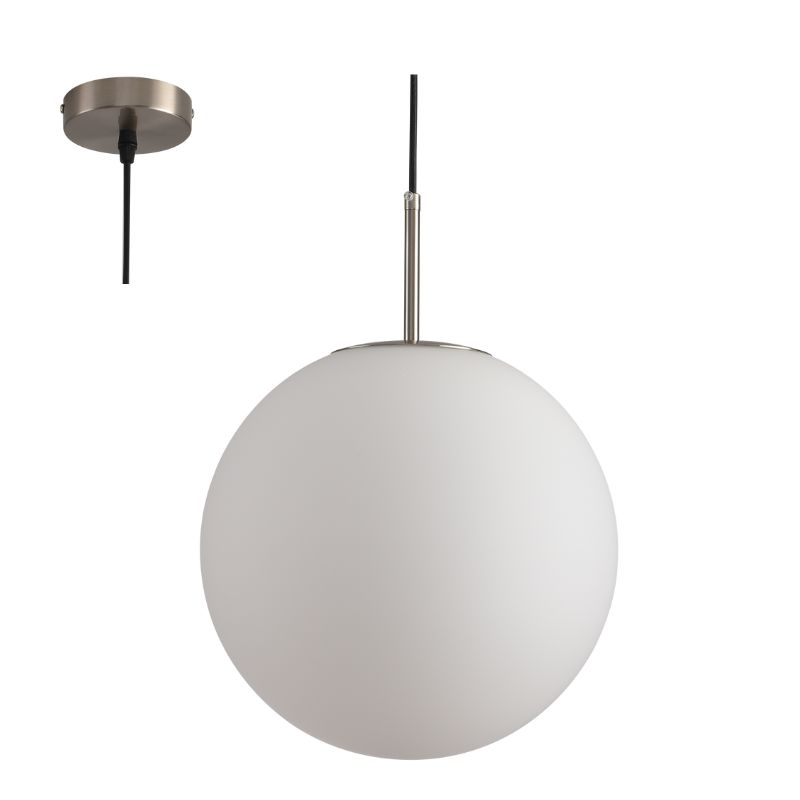 xr:d:DAF8OH6Yqg0:10,j:1702778715321821647,t:24020816 Visilica RONDO SNN MEGGA – 1xE27, metal i mat belo staklo - Slika 1
