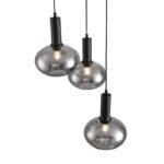 Visilica MAX S-3R MEGGA – 3xE27, metal i smoke staklo - Slika 2