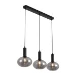 Visilica MAX S-3L MEGGA – 3xE27, metal i smoke staklo