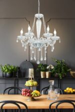 Luster BASILANO 1 EGLO 39099 – Kristalni luster sa E14 grlima, hrom - Slika 2