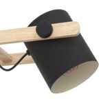 Visilica HORNWOOD EGLO 43045 – 3xE27, crna, drvo i metal, vintage stil - Slika 3