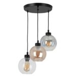 Visilica COLOURS-3R MEGGA – 3xE27, metal i staklo