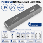 PODESIVO NAPAJANJE 60W 12V-24V IP20