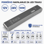 PODESIVO NAPAJANJE 100W 12V-24V IP20