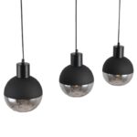Visilica MIKA-3L MEGGA – 3xE27, metal i staklo - Slika 2