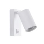 Zidna lampa 1xGU10 BOXER bela sa prekidacem