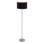 Podna lampa MASERLO 95169 EGLO – 1xE27, crno-zlatna