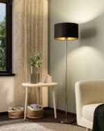 Podna lampa MASERLO 95169 EGLO – 1xE27, crno-zlatna - Slika 3