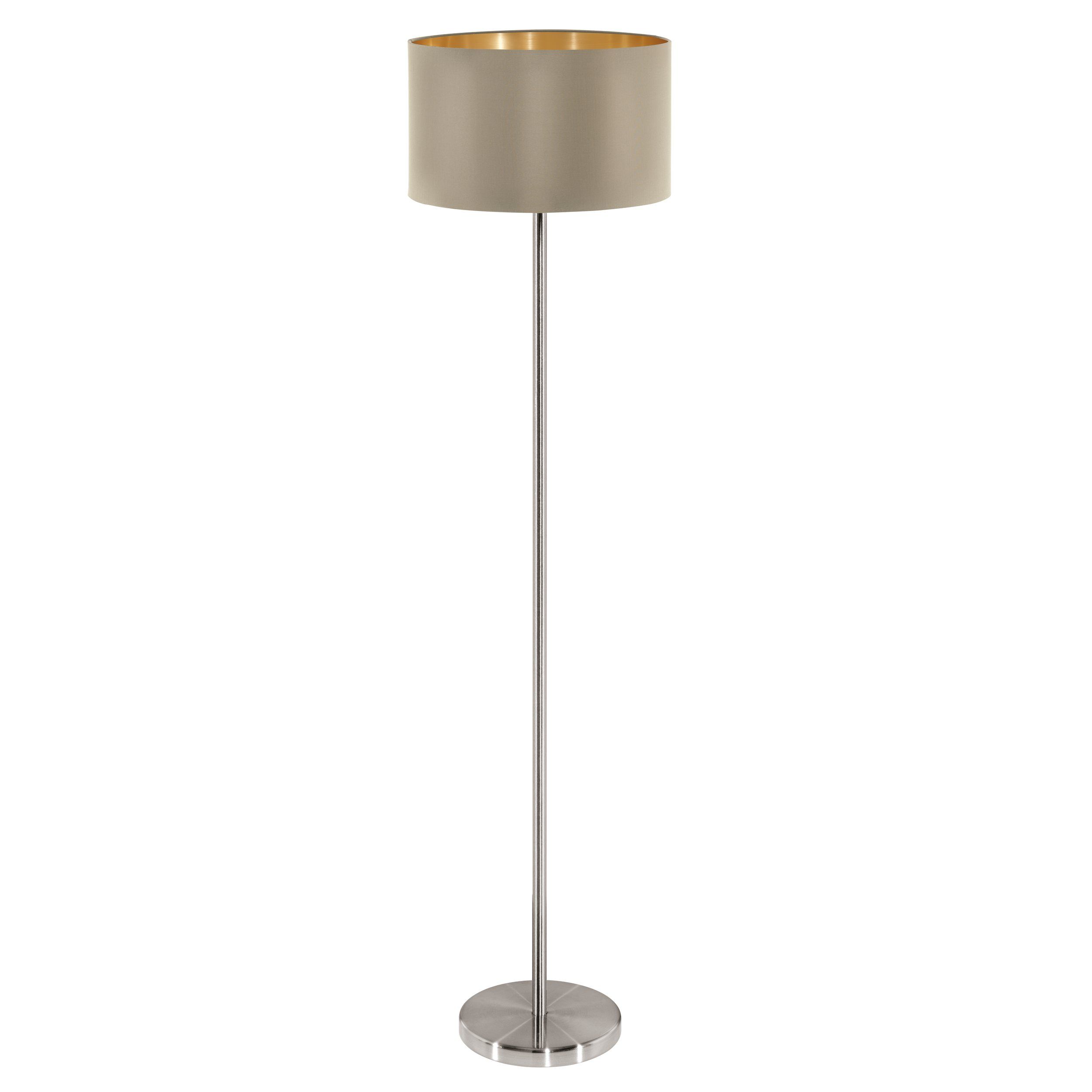56d2defd4b61c-101-0001 Podna lampa MASERLO 95171 EGLO – 1xE27, taupe/zlatna - Slika 1
