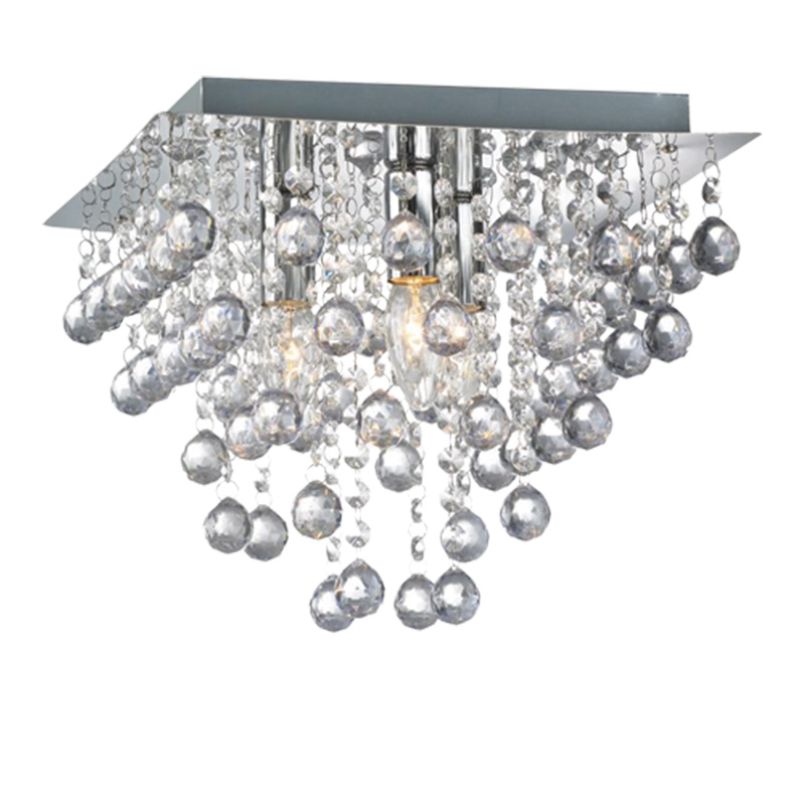 xr:d:DAF8l8mp5q0:15,j:4212410628405576408,t:24021813 Kristalna plafonska lampa EDGES – 32x32 cm, 3xE14, akrilni kristali - Slika 1