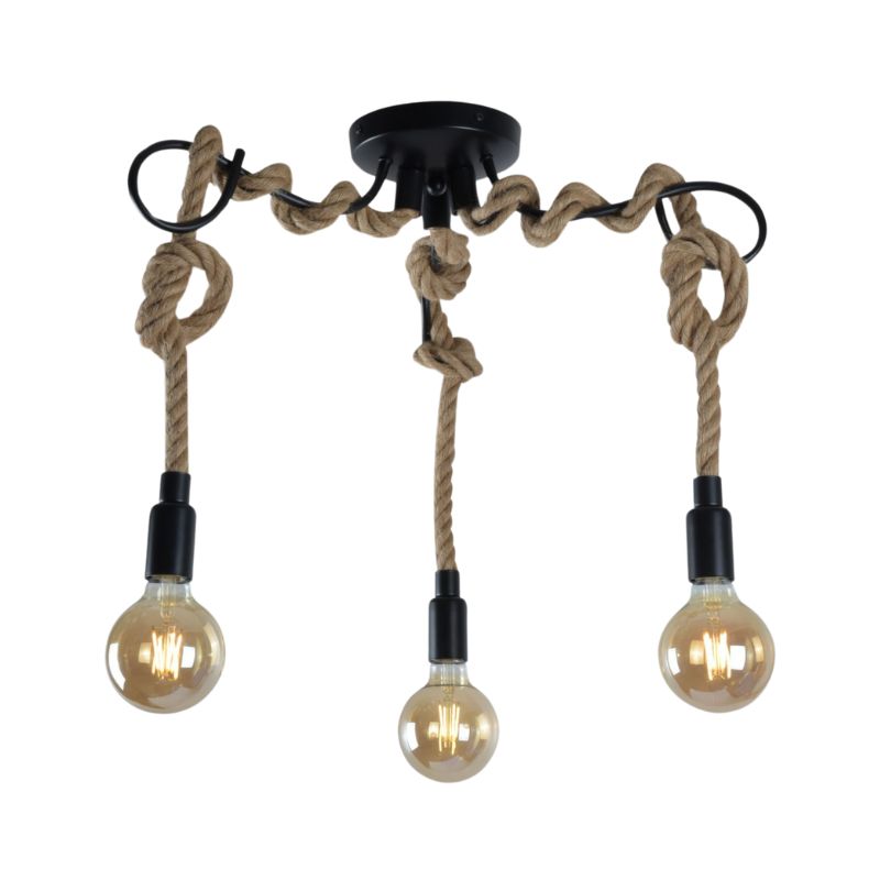 xr:d:DAF8l8mp5q0:21,j:9074047795362097304,t:24030220 Visilica ROPE-3R – 3xE27, metal + kanap - Slika 1