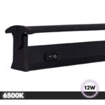 LED strela PARMA – 12W 6500K 450 mm crna sa prekidačem
