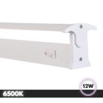 LED strela PARMA – 12W 6500K 450 mm bela sa prekidačem