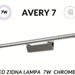 LED lampa za slike i ogledala AVERY – 7W hrom sa prekidačem