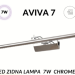 LED lampa za slike i ogledala AVIVA – 7W hrom sa prekidačem