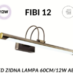 LED lampa za slike i ogledala FIBI-12 – 12W mesing sa prekidačem