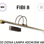 LED lampa za slike i ogledala FIBI-8 – 8W mesing sa prekidačem