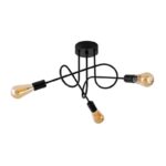 Luster plafonjera ALFIA-3R – 3xE27 crna