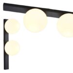 Zidna lampa PEGAZ-2L – 2xE27 crna/bela